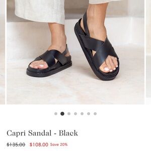 Liberte Capri Sandal - Black - Leather - Size 7 (38)

Didn’t fit. Never worn